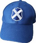 Scotland Scottish Supporters Hat St Andrews Saltire Flag Crest Football Rugby Euro Championships 2021 International Flag Clothing Blue