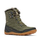 Columbia Women's Minx Shorty Iii Snow Boot, Nori, Khaki Ii, 8 UK