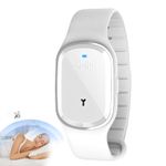 Ultrasonic Mosquito Repellent Bracelet - Insect Repellent Band, Anti Bug Bite Bracelet, USB Rechargeable Mosquito Repellent Watch, Ultra Sound Wrist Band for Kids Adults 0604 -New White