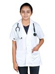 LATHIYA UNIFORM WHITE DOCTER LAB COAT (WHITE)(XXX-Large)