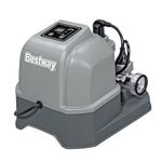 Bestway Flowclear Hydrogenic 6 G/H Saltwater Chlorinator System | Compatible with Above Ground Swimming Pools Up to 7000 Gallons | Electronic Chlorine Generator for Crystal Clear and Clean Water