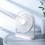 JISULIFE Desk Fan, Small Portable B