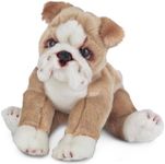 Bearington Collection Tug The English Bulldog Plush, 13 Inch Dog Stuffed Animal