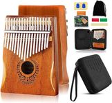 Kalimba 17 Keys Thumb Piano - Portable Finger Piano Professional Musical Instrument for Kids Adults