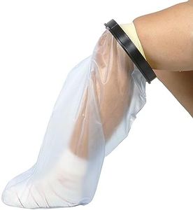 PEPE - Protector Escayola Pierna Adulto (60 cm), Protector Agua Escayola Pierna, Funda para Escayola Pierna Adulto, Funda Pierna Escayola Ducha Adulto