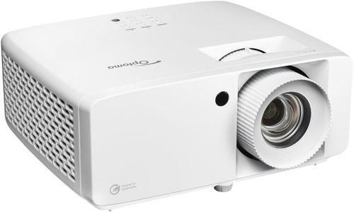 Optoma UHDZ66 4K UHD Laser Home Cinema Projector, 4000 Lumens, 3D, 303" Display, White