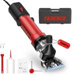 Vkdemer Electric Sheep Shears,600W Upgraded Professional Sheep Clippers,6 Speed Heavy Duty Shearing Clipper,13-Teeth Animal Grooming Clippers for Sheep Alpacas Goats and Thick Coat Animals