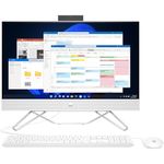 HP 24" All-in-One Desktop PC | Intel Core i3-1215U | 8 GB RAM | 256GB SSD | Intel UHD Graphics | FHD Display | Win 11 | Starry White | 24-cb1039na