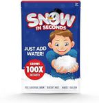 Snow in Seconds Small Instant Snow Artificial Snow - As Seen on Shark Tank - Make Cloud Slime