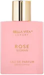 Bella Vita Luxury Rose Women's Eau De Parfum (3.4 fl. oz.) | Floral, Oriental & sweet Perfume for Women | Notes: Amber Vanilla, Black Currant, Rose, Jasmine | Vegan & Cruelty-Free