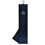 Team Effort Dallas Cowboys Face/Club Tri-Fold Embroidered Towel