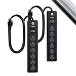 GE 6-Outlet Surge Protector, 2 Pack
