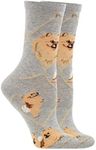 WHD Pomeranian Socks (Gray, Medium)