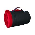 Kurgo Loft Wander Dog Bed - Travel-Friendly Comfort Roll - Durable Water Resistant Top - Microtomic Ripstop Material - Portable Bed Roll - Non-Slip Bottom - Chili Red - Large