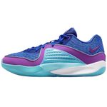 NIKE Men's Basketball Shoe, Deep Royal/Metallic Silver/Hyper Royal/Vivid Purple, 10