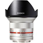 Rokinon RK12M-E-SIL 12mm F2.0 Ultra Wide Angle Fixed Lens for Sony E-mount (NEX) and for Other Cameras