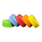 Lab Labeling Tape Variety Pack, 500" Length x 3/4" Width, 1 Inch Core [5 Rolls of Assorted Colors] for Color Coding and Marking