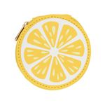 Miamica Women's Pill Case, Lemon Round, Yellow