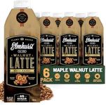 Elmhurst 1925 Maple Walnut Latte – Plant-Based, Vegan, Dairy-Free Plant Milk Latte Made of Walnut Milk, Cold Brew Premium Arabica with 95mg Caffeine & Real Maple & Brown Sugar – 25.4oz (Pack of 6)