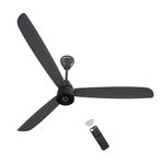 atomberg Renesa Enzel 1400mm BLDC Ceiling Fan with Remote | BEE 5 star | High Air Delivery | LED Speed Indicator | Low Noise | Sleek Design | Power Saving | 3 Year Warranty (Pebble grey)