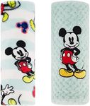 Disney 2-Pack Baby Blanket for Infants and Newborns, Plush Textured Fleece Mickey Mouse Blanket, for Toddler Boys