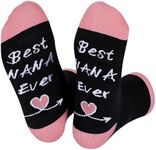 Christmas Socks Gifts For Grandma, Birthday Gifts For Women, Gifts for Her Best Nana Ever Socks,Grandma Gifts Idea For Her