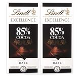 Lindt Valentines Day Combo - 85% Cocoa Bar, 100 grams - Pack of 2