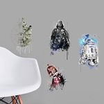 RoomMates RMK3590SCS Star Wars Iconic Watercolor Peel and Stick Wall Decals