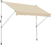 Outsunny 10x5ft Manual Retractable 