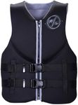 HyperLite Men's Indy Life Jacket - US Coast Guard Approved Level 70 Buoyancy Aid, Great for Any Water Sports Activity Including Boating, Paddle & Swimming - Medium