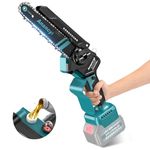 Mini Chainsaw 6 Inch, Brushless Cordless Chainsaw with Brushless Motor, fit for Makita 18V,Handheld Electric Chain Saw for Gardening Wood Cutting,Trimming (Mini Chainsaw 6 Inch Only)