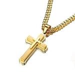 W/W Lifetime Cross Necklace for Men