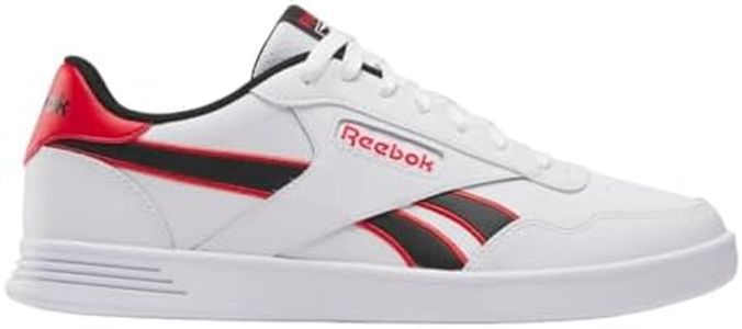 Reebok Mixte Court Advance Sneaker, White/Black/VECTORRED, 42.5 EU