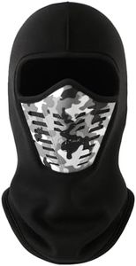 Tough Headwear Camo Balaclava Ski Mask - Thermal Face Mask for Cold Weather w/Breathable Air Vents - Winter Full Face Mask for Men & Women