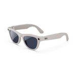 Ray-Ban Meta Glasses, Skyler, Shiny Chalky Gray, Clear to Sapphire Transitions