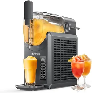 Slushie Machine, No Ice Needed, INOVIVA 72 oz Frozen Drink Maker for Home with Self-Cleaning, 5 Preset Programs, Frozen Margaritas, Frappés, Milkshake, and More, (2025 Version)