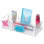 iDesign Med+ Bathroom Medicine Cabinet Organizer, for Makeup, Lotion, Bandages, Cotton Swabs - Clear