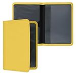 kwmobile Registration and Insurance Holder - Car Document Holder for Vehicle Documents and Cards - Neoprene - Neon Yellow