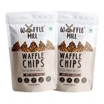 Waffle Mill - Waffle Chips - Milk Choco Drizzle - Pack of 2-170Gm