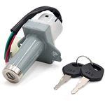 sourcingmap Motorcycle Security 4 Wires Ignition Switch Lock W 2 Key Set