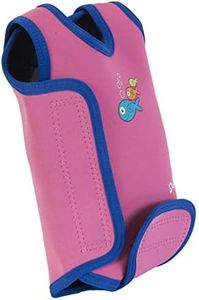 Swimbest Baby Wetsuit - A Neoprene Baby Swimming Costume/Baby Wrap for 0-24 Months with 50+ UV Protection (Pink, 0-6 Months)