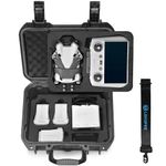 Lekufee Travel Waterproof Hard Case Compatible with DJI Mini 4 Pro Drone/DJI Mini 3 Pro/Mini 3 Drone/Fly More Combo/DJI RC 2/RC-N2 Remote and DJI Mini 4 Drone Accessories (Carrying Case Only)