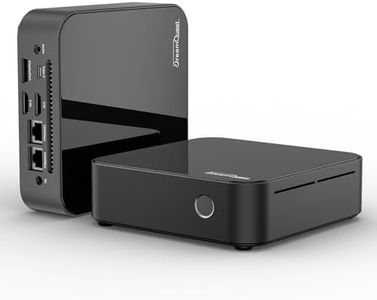 DreamQuest Mini PC Windows 11 Pro Intel N150 (bis zu 3,6 GHz) 16GB DDR4 512GB M.2 SSD Micro Desktop Computer mit HDMI Type-C Port, 2X Gigabit Ethernet/WiFi 5/BT 5/USB3.2 X4 für Business Office
