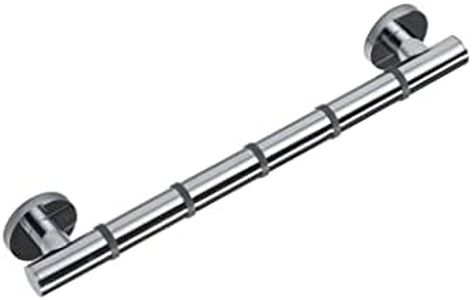Croydex AP530641 Grab N Grip 485 mm Safety Support Rail Straight Heavy Duty Grab Bar for Bathroom