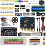 Freenove Super Starter Kit for BBC Micro:bit (V2 Included), 266-Page Detailed Tutorial, 192 Items, 38 Projects, Blocks and Python Code