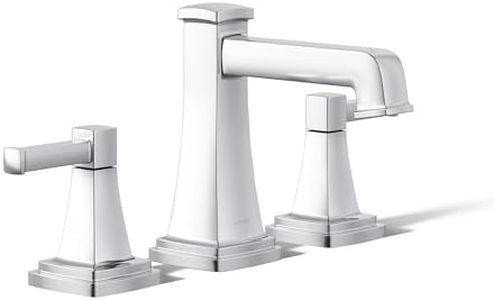 Kohler 27399-4-CP Riff Widespread Bathroom Sink Faucet