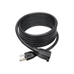 TRIPP LITE Heavy-Duty Power Extension Cord 15A, 14AWG 10', Black