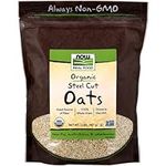 Now Foods, Organic Steel Cut Oats, 907g, Soy Free, Vegan, Non-GMO