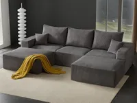 Boneless Sectional Cloud Couch Sofa