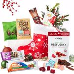 Fitness Prefilled Christmas Stocking: Healthy Christmas Stuffer with High-Protein Options of Snacks and Treats - Ideal for Gym & Workout Food Gifts for Men & Women, Athletes, Fitness & Gym Enthusiasts